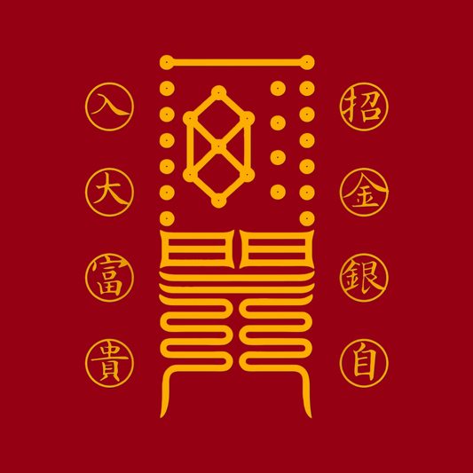 招金银 大富贵Gold & Silver Wealth Talisman - Attract Abundance & Great Fortune