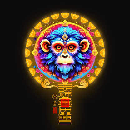 生肖猴The Ingenious Monkey Totem - Zodiac Art of Wit, Adaptability &amp; Victorious Cunning