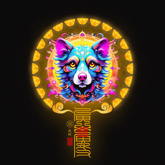 生肖狗The Loyal Guardian Dog Totem - Zodiac Art of Protection, Fidelity & Auspicious Watch