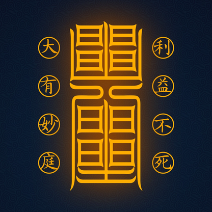 利益不死符The Undying Source Talisman - For Perpetual Gain & Unfailing Prosperity