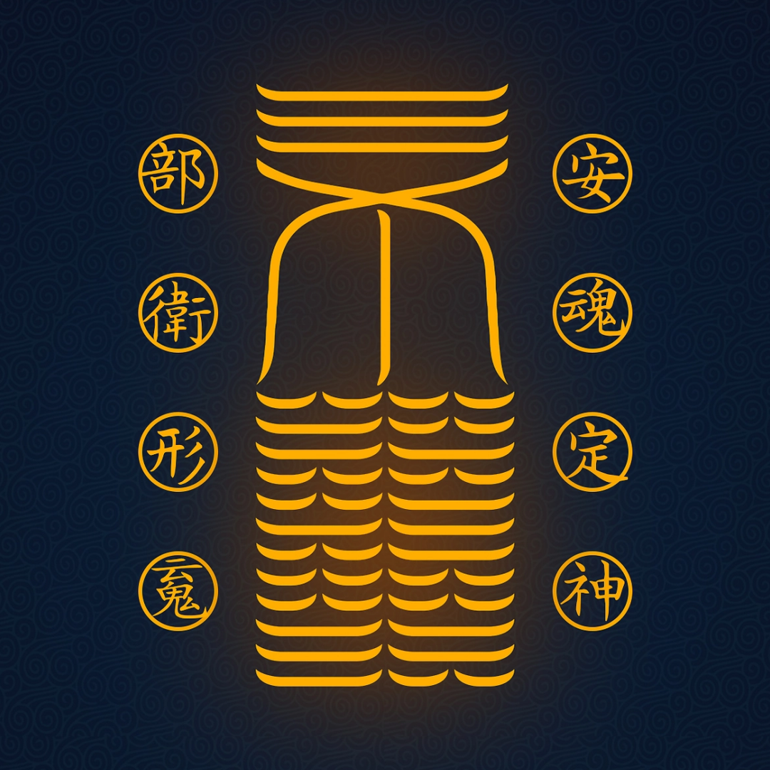 安魂定神符Soul Settling & Spirit Anchoring Talisman - For Profound Peace & Core Stability