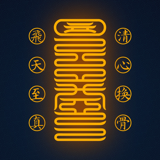 清心换骨符Heart-Mind Purge & Bone-Rebirth Talisman - For Radical Inner Transformation
