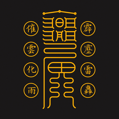 求雨符Rain Calling Talisman - Invite Nourishing Showers & Break Spiritual Droughts