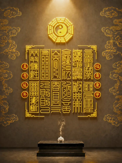 福寿康宁 美意延年符组｜福寿安宁祝福符箓套组