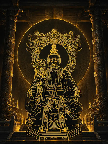 太上老君聖像｜智慧修持神像掛畫