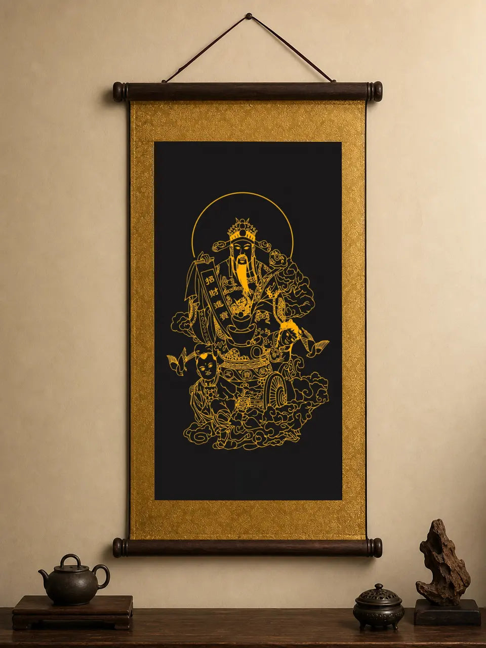 财帛星君李诡祖圣像｜财富经营神像挂画