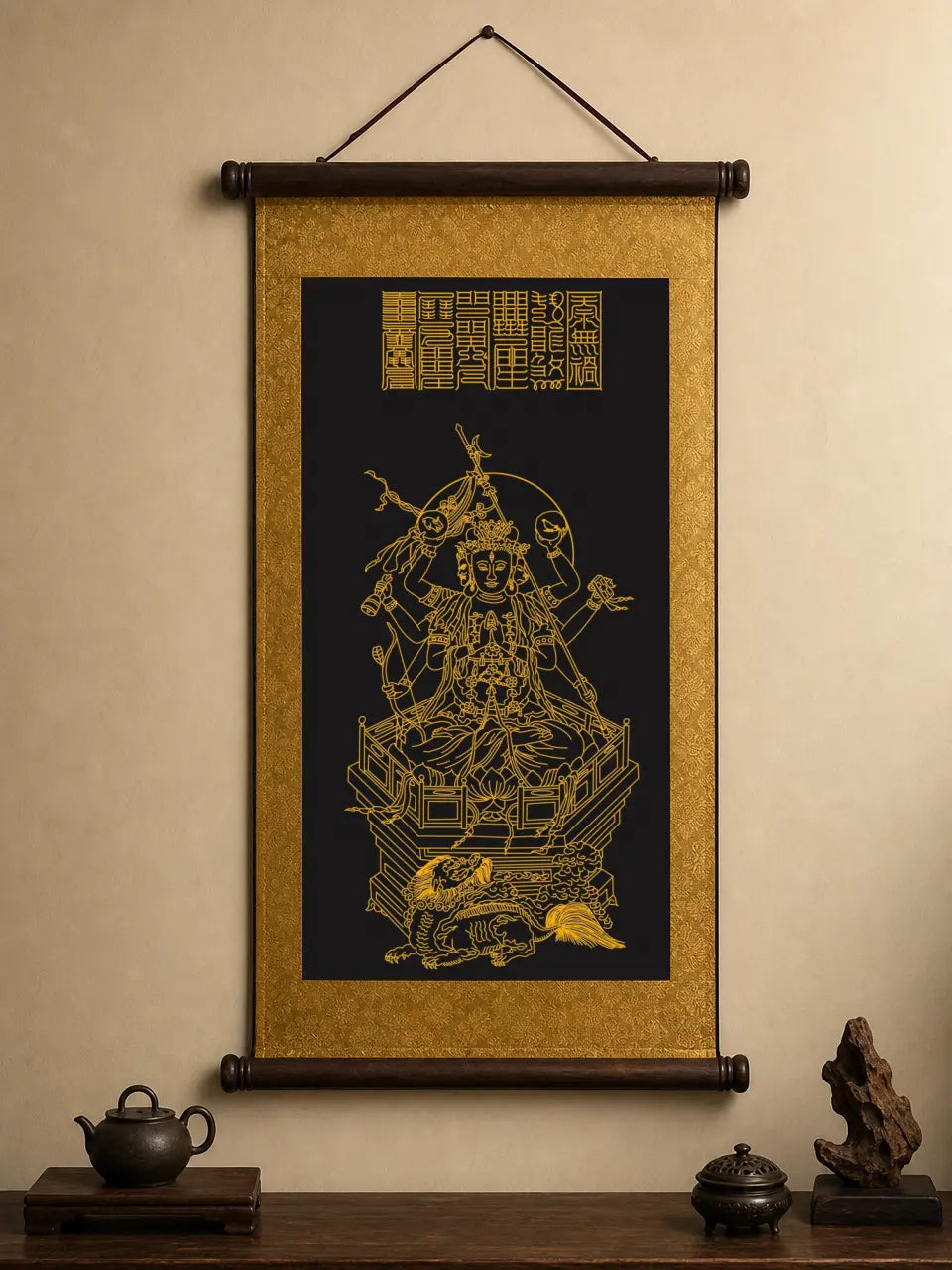 太上玄靈鬥姆大聖元君聖像｜星宿守護神像掛畫
