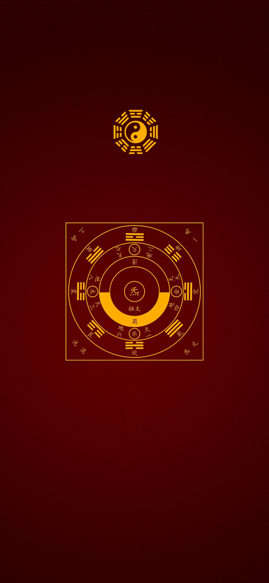 道妙恍惚图Taoist Cosmos Genesis Diagram - Chart of Energy, Symbols & the Ineffable Dao