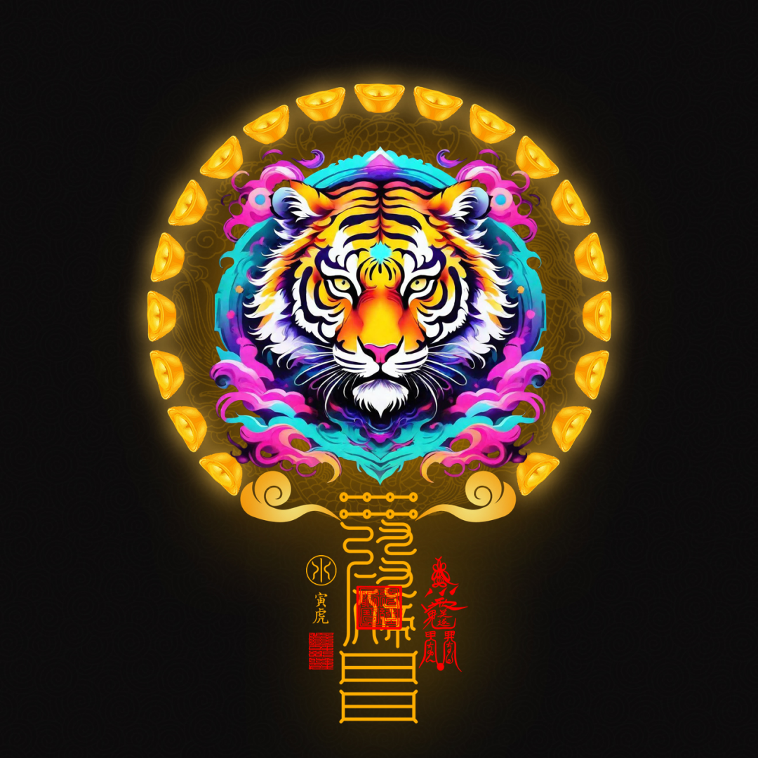 生肖虎The Sovereign Tiger Totem - Zodiac Art of Courage, Power & Warding