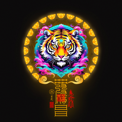 生肖虎The Sovereign Tiger Totem - Zodiac Art of Courage, Power & Warding