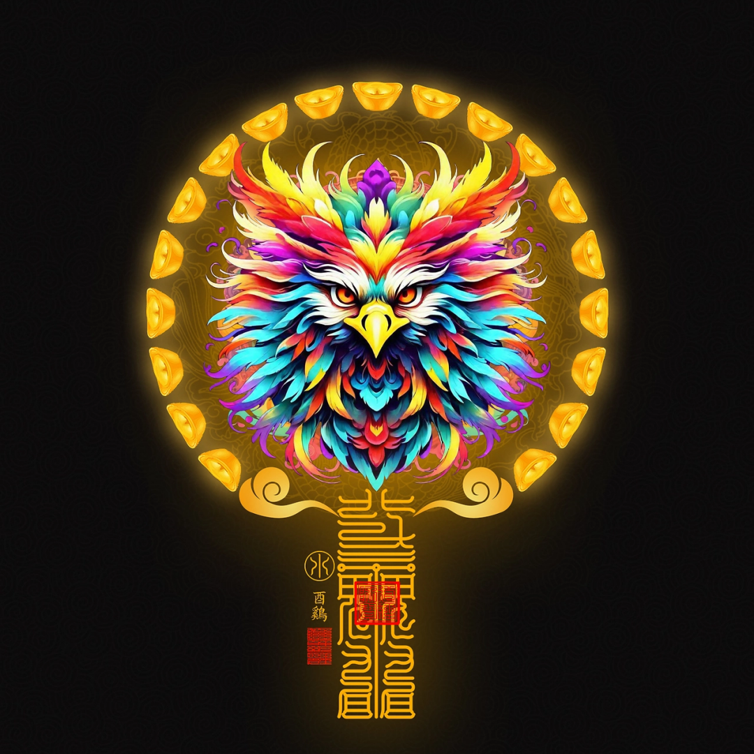 生肖鸡The Faithful Dawn Herald Rooster Totem - Zodiac Art of Discipline, Honesty & New Beginnings